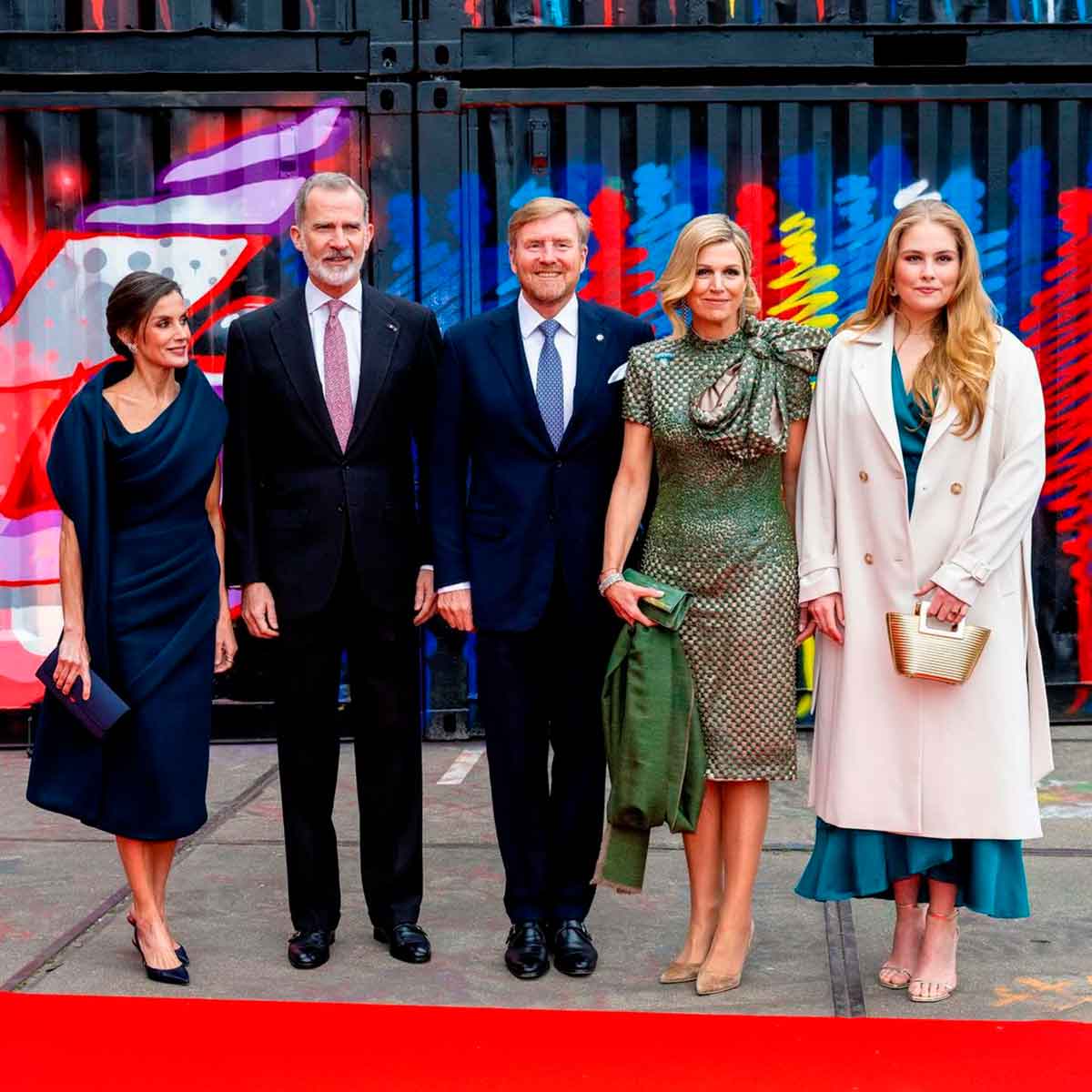 Los reyes Felipe y Letizia, recibieron en España a la princesa Amalia ante las constantes amenazas que pesan sobre ella. 