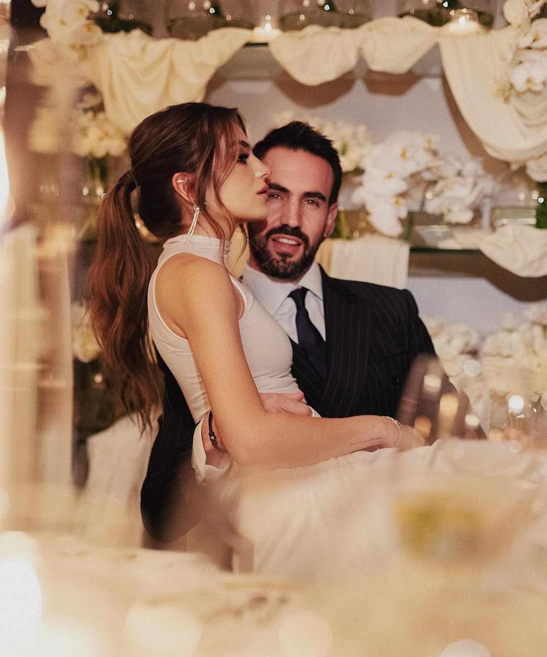 Sofía Castro celebró su segunda pedida de mano, en compañía de su novio, Pablo Bernot.