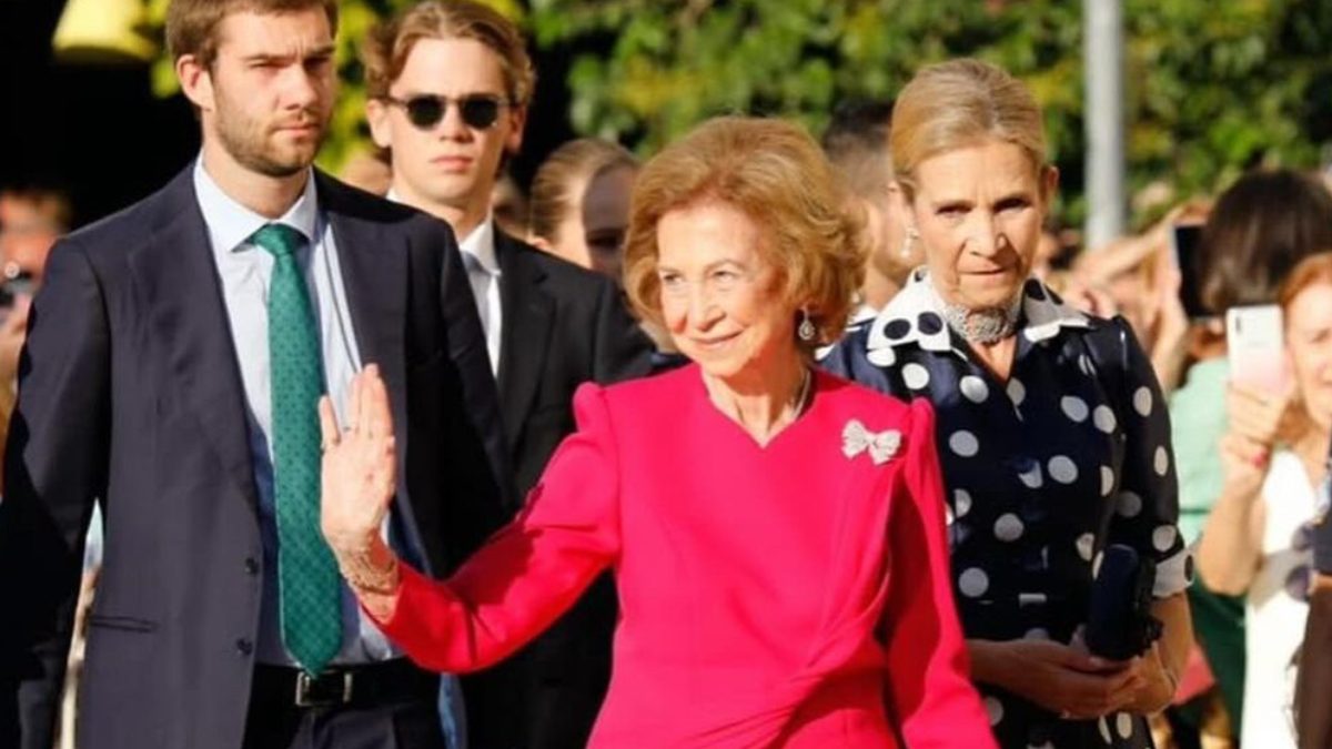 La reina Sofía, la gran protagonista en la boda de Teodora de Grecia 