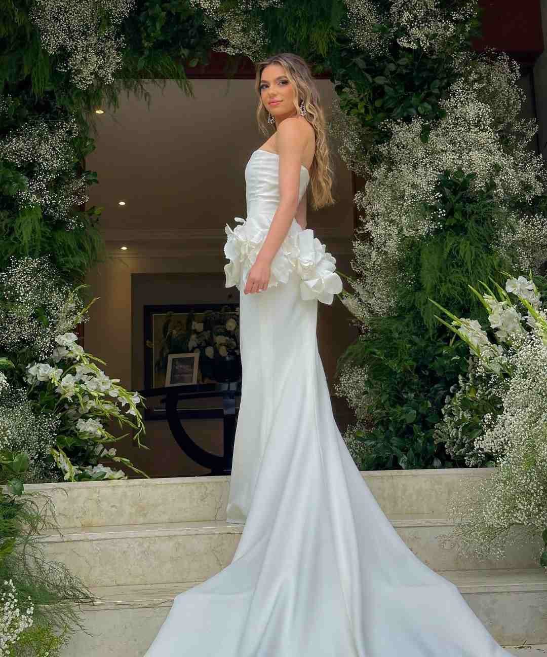 Sofía Castro contrajo nupcias este fin de semana. 