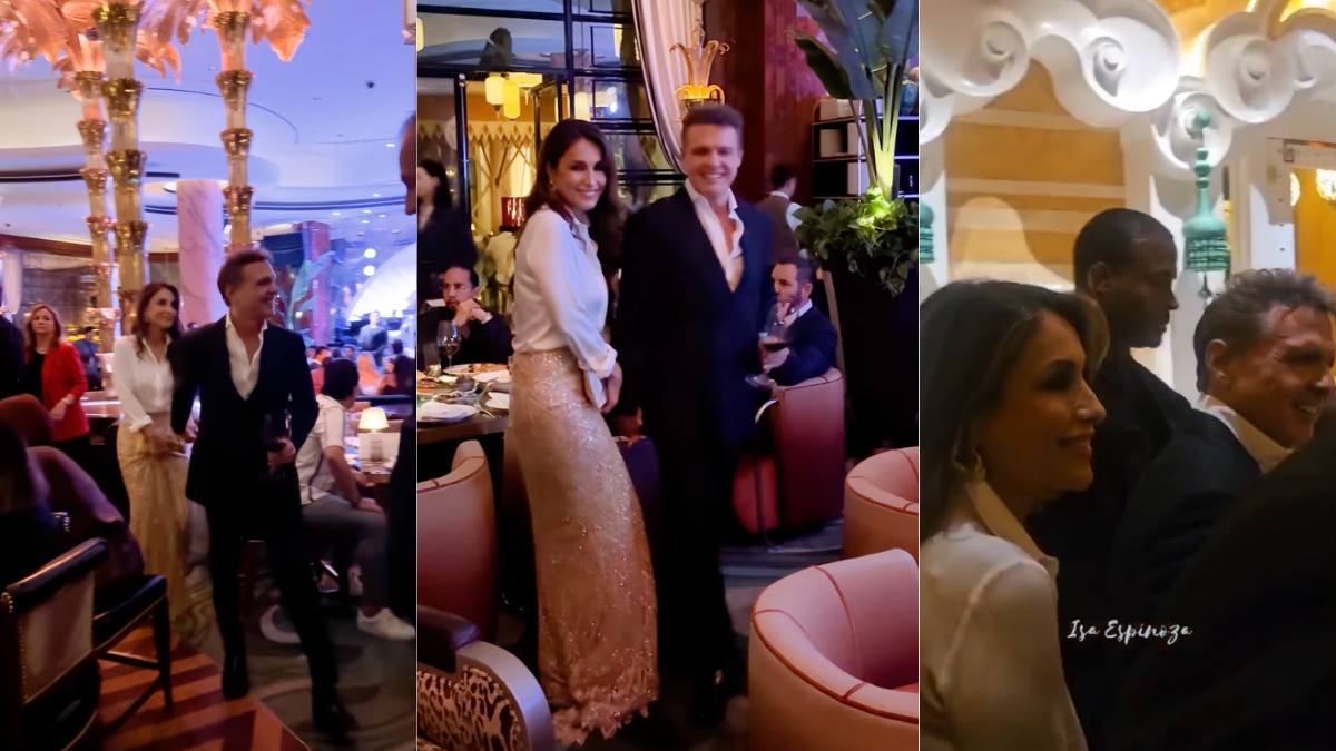 VIDEO: Luis Miguel y Paloma Cuevas pasaron juntos el 15 de septiembre en Las Vegas