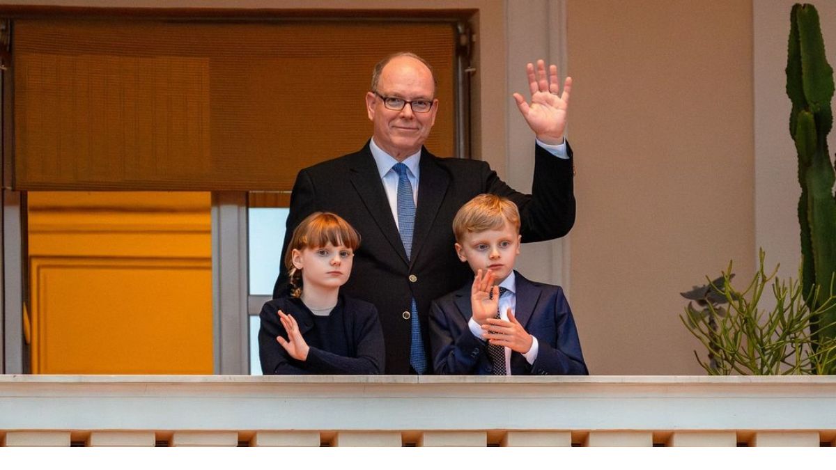 Así fue el debut de los pequeños Jacques y Gabriella en un acto institucional en Mónaco