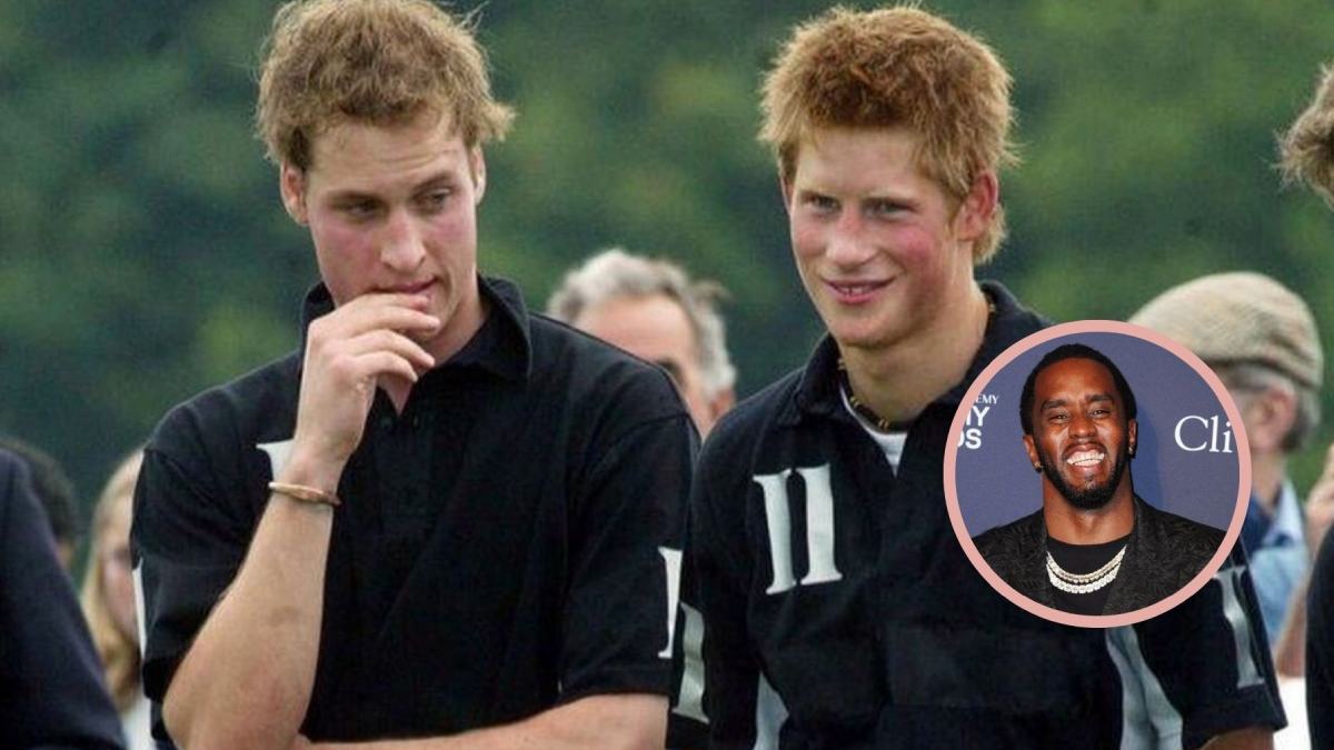 Relacionan a los príncipes William y Harry con las fiestas de Sean Diddy Combs 