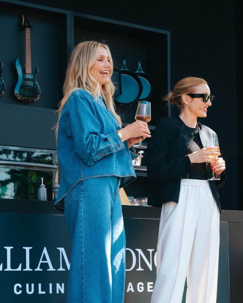 Cameron Díaz incursionó en el mundo del vino junto a su amiga Katherine Power.