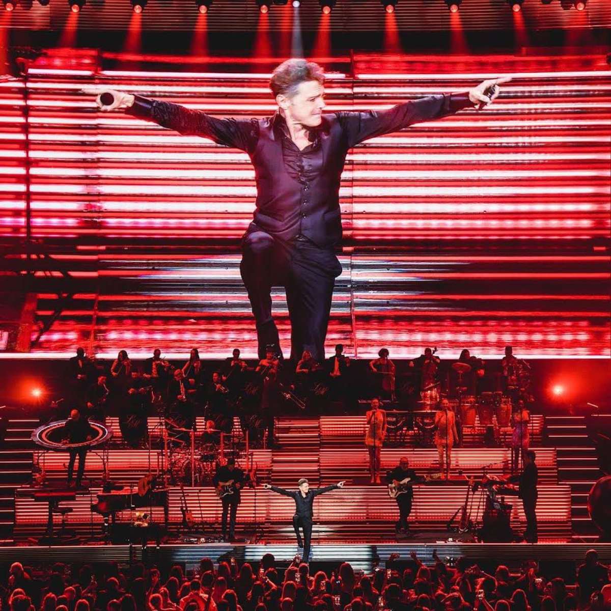 Luis Miguel durante su Tour 2024.