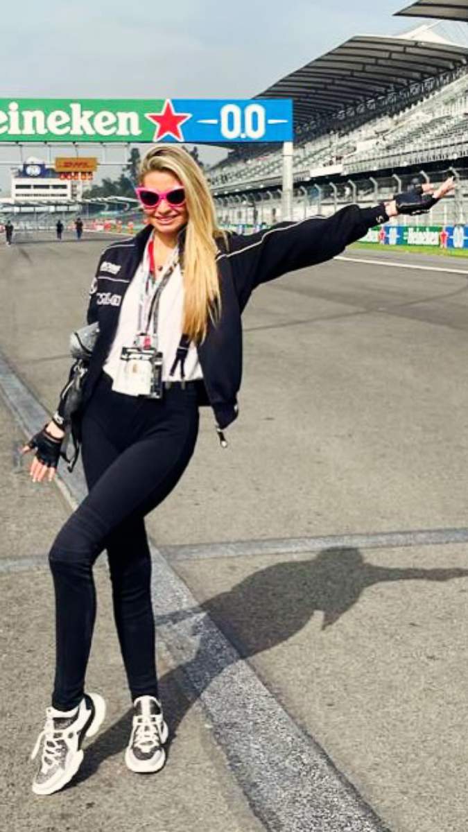 Marion Lanz Duret también disfrutó del Gran Premio de México. (Foto: Instagram/@marionlanzduret)