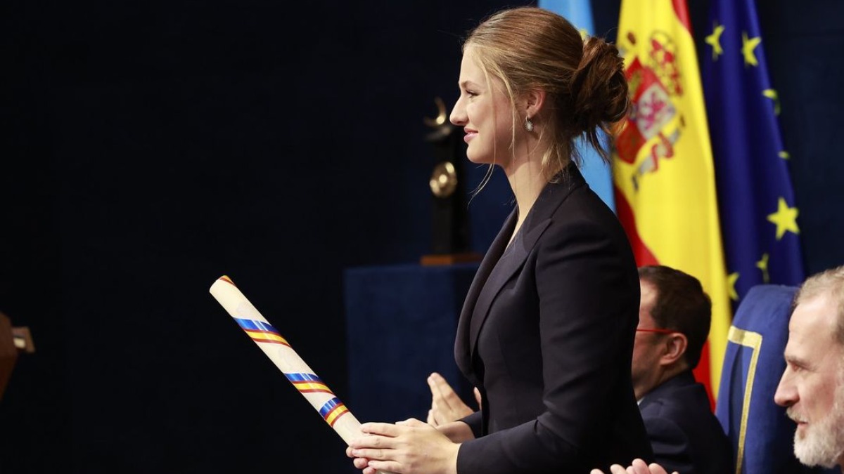 La princesa Leonor ofreció un emotivo discurso en los Premios Princesa de Asturias, realizada en el Teatro Campoamor de Oviedo. (Foto: /Instagram @casareal.es)