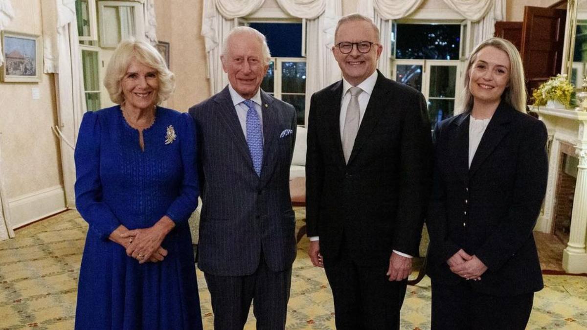 Carlos III y su esposa Camila se reunieron con el primer ministro australiano, Anthony Albanese, y su esposa Jody Haydon. (Foto: /Instagram @theroyalfamily)