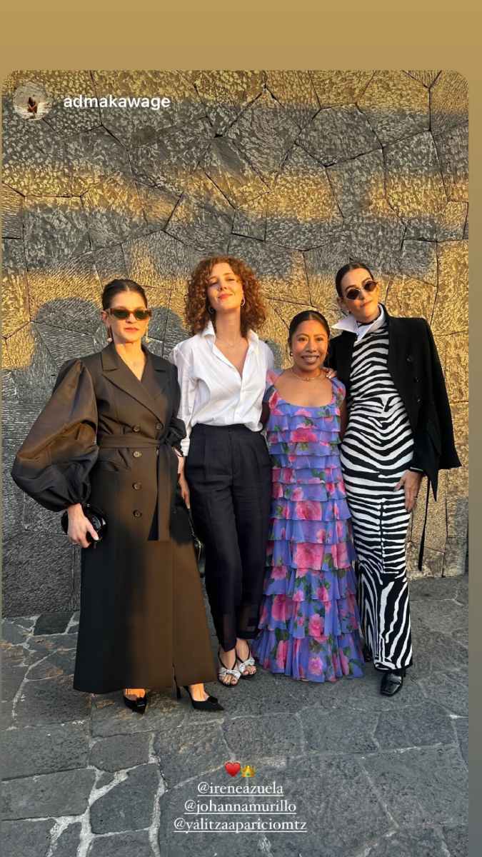 Irene Azuela, Johana Murillo, Yalitza Aparicio y Adma Kawage.