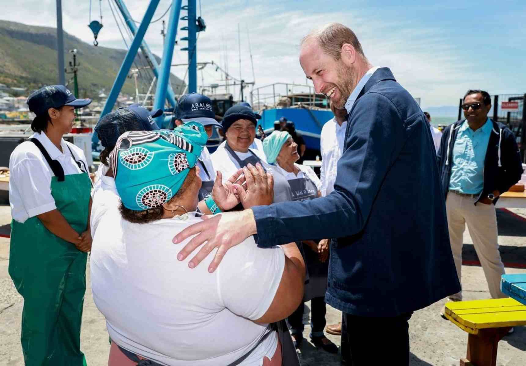 El príncipe William viajó a Sudáfrica para asistir a la ceremonia de los premios Earthshot.