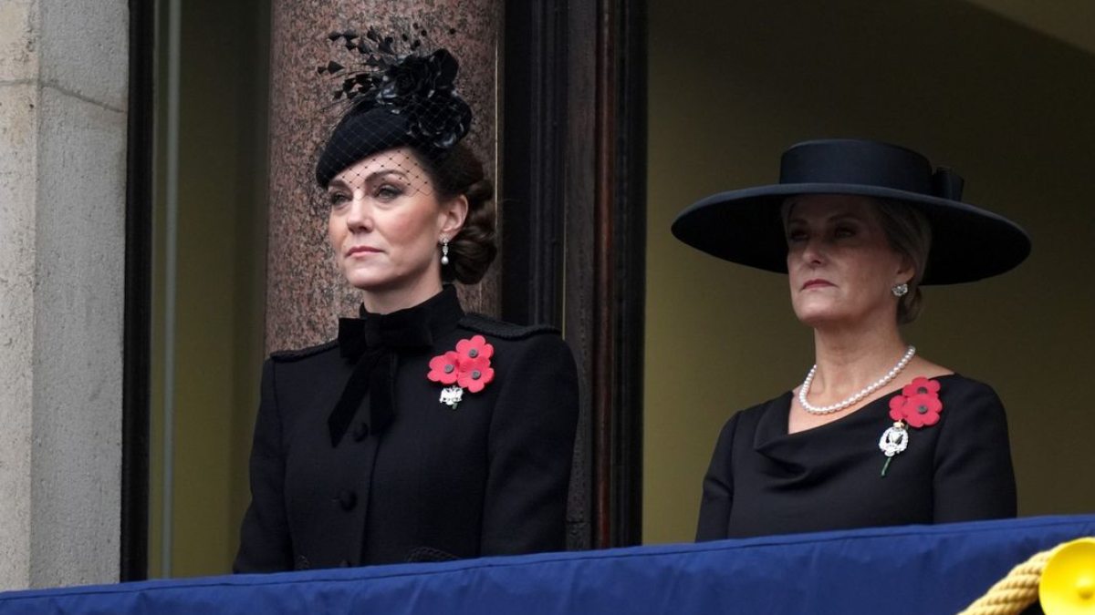 Todos hablan de Sophie de Wessex por este conmovedor gesto con Kate Middleton durante ceremonia del Día del Recuerdo