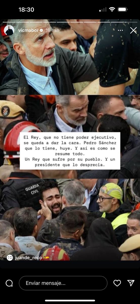 Victoria Federica, sobrina del rey Felipe VI, salió en defensa de su tío.