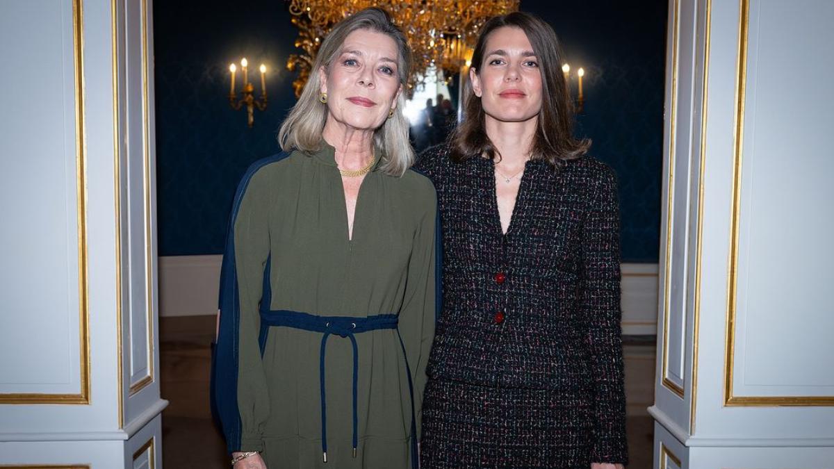 Carolina de Mónaco y su hija Carlota Casiraghi. 