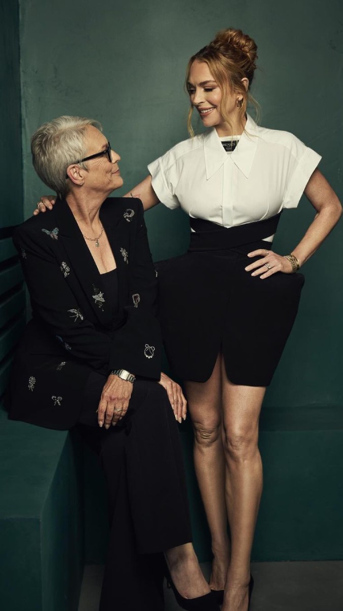 Lindsay Lohan alista la segunda parte de la cinta "Freaky Friday" junto a la ganadora del Oscar, Jamie Lee Curtis.