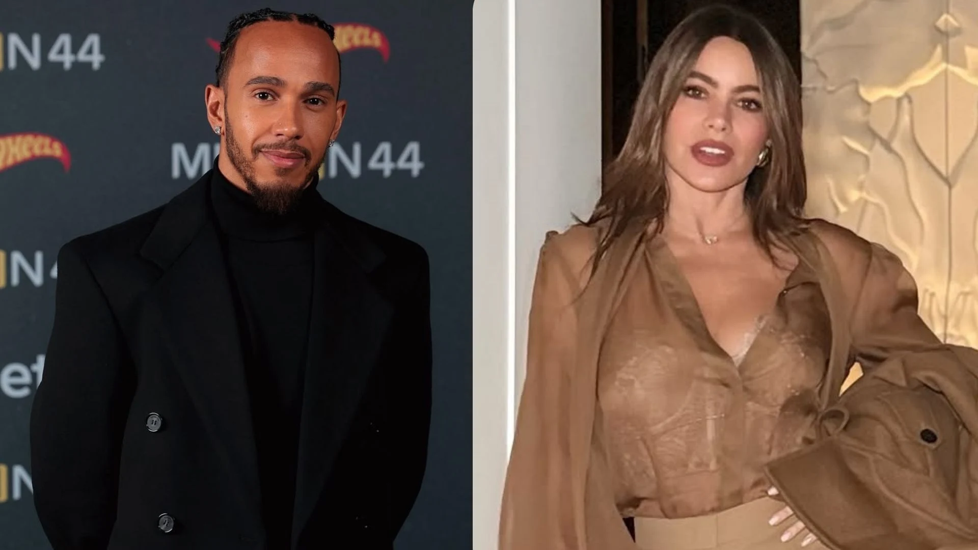 Captan durante una comida a Sofía Vergara con Lewis Hamilton, por lo que aumentan los rumores de un posible noviazgo 