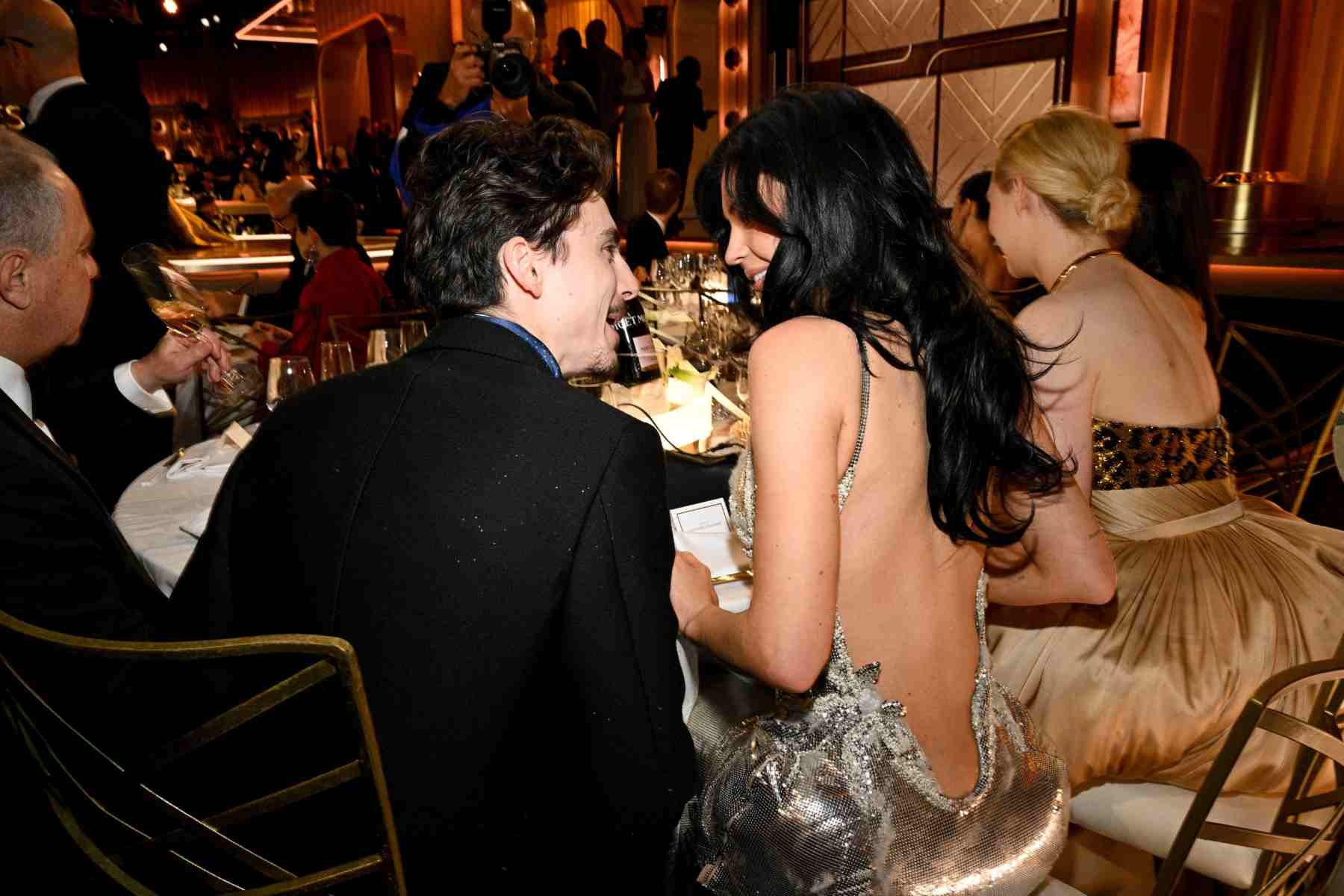 Timothée Chalamet y Kylie Jenner.