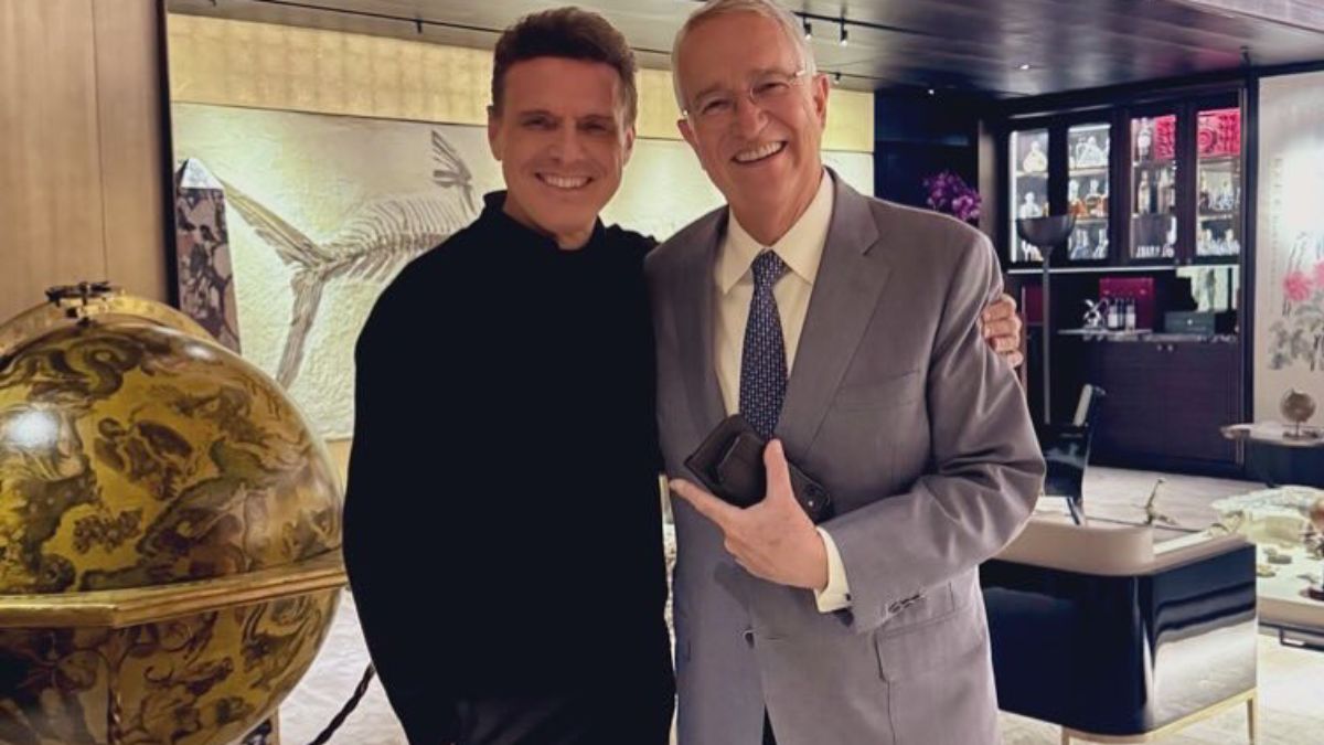 Así fue el encuentro entre Luis Miguel y Ricardo Salinas Pliego en la Ciudad de México 