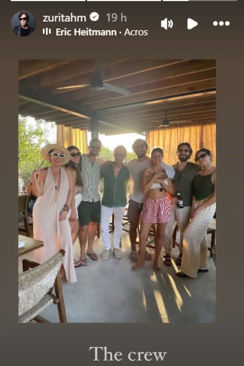 Humberto Zurita compartió en redes sociales imágenes de sus vacaciones de fin de año.
