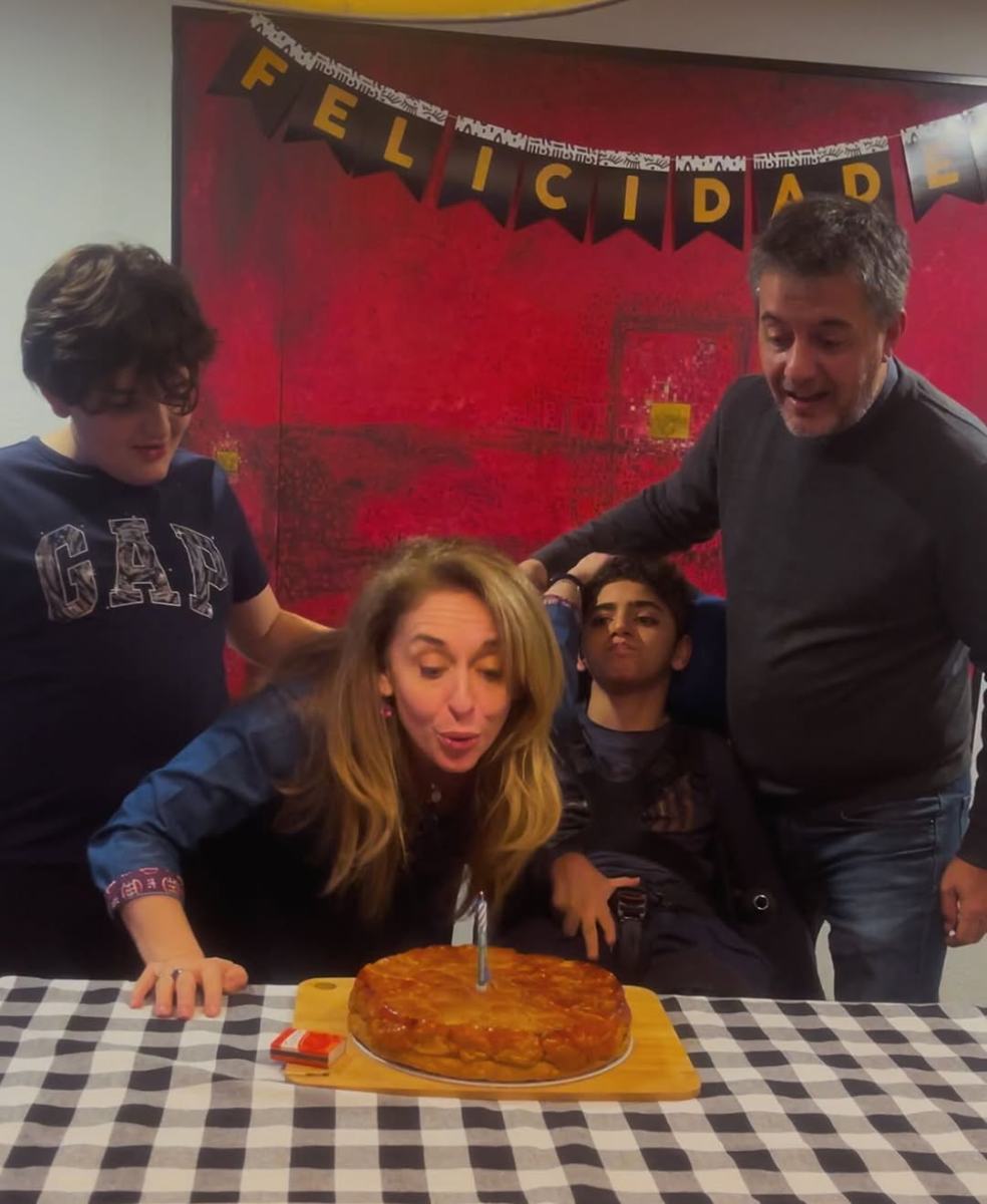 Bárbara Anderson y su esposo Andrés son padres de Lucca y Bruno.
