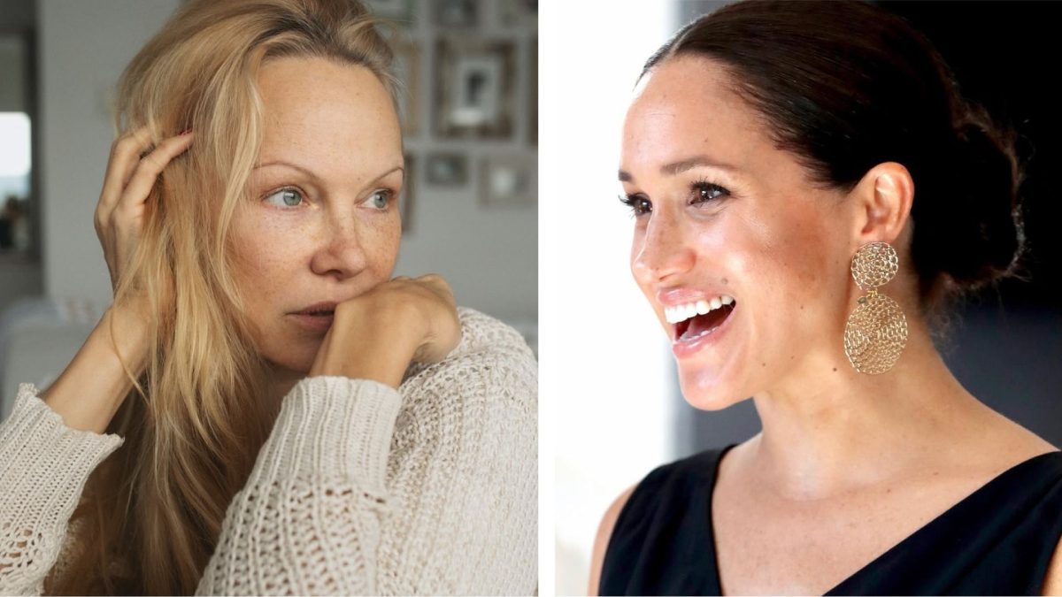 Vuelven a señalar a Meghan Markle de plagio, está vez por copiarle a Pamela Anderson: aquí las similitudes 