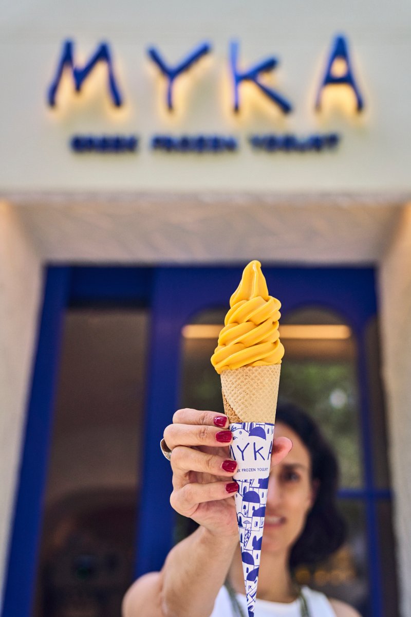 frescura. Uno de sus mayores éxitos es el baklava en frozen yogurt, un topping nacido en su cocina de Madrid.