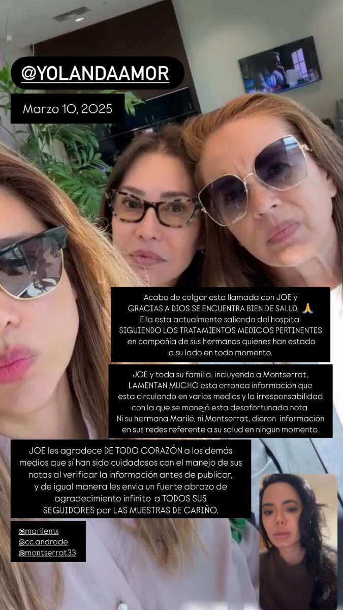 Ruth Raquel Rocha compartió la llamada que tuvo con Yolanda Andrade.