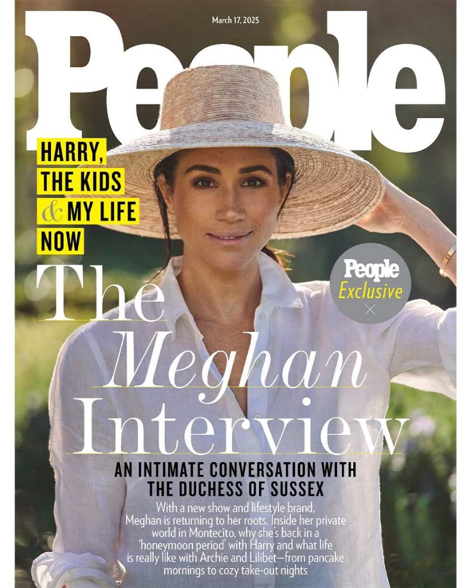 Meghan Markle es portada de la revista People.
