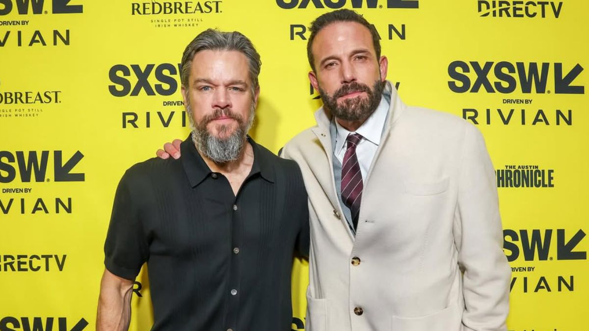 Ben Affleck estuvo en la premier en Texas de "The Accountant 2".