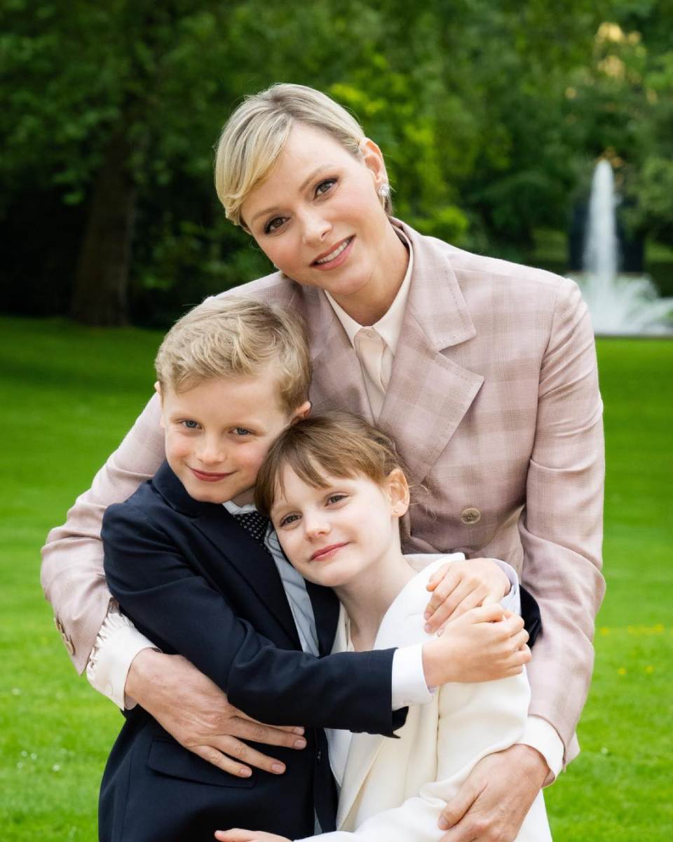 Charlene de Mónaco es una orgullosa y dedicada mamá de sus mellizos.