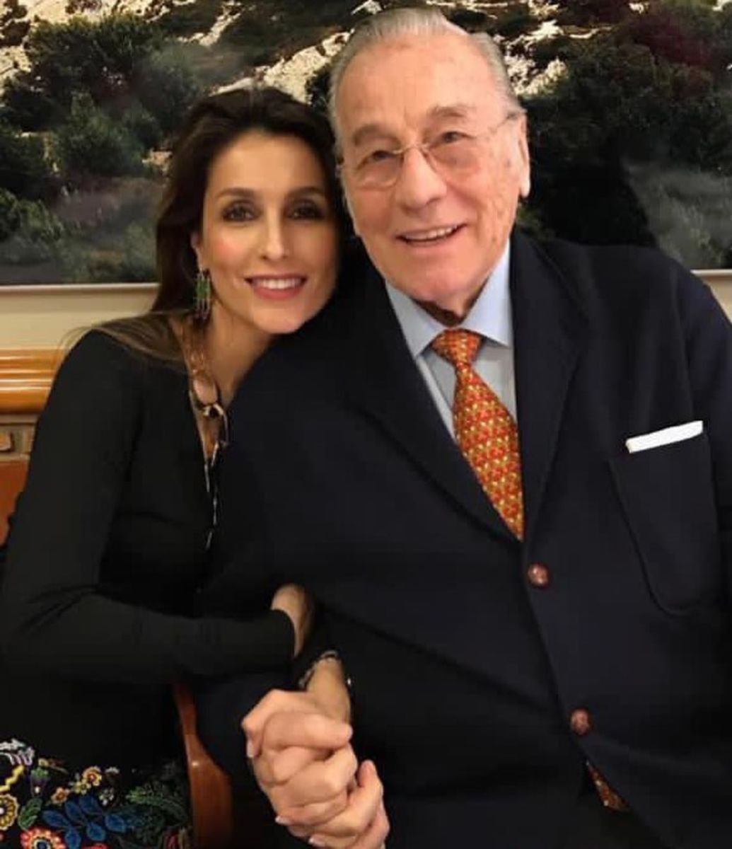 Paloma Cuevas y su papá, don Victoriano Valencia.