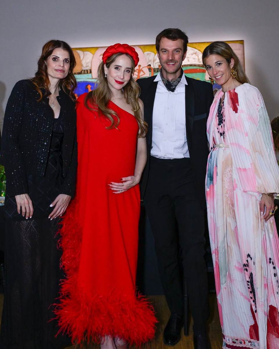 Athina Onassis acudió a un evento organizado por el Museo Pompidou de Paris.