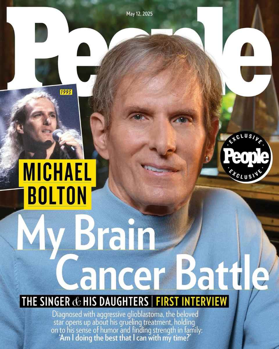 Michael Bolton concedió una entrevista a la revista 'People' donde habló sobre su cáncer cerebral.
