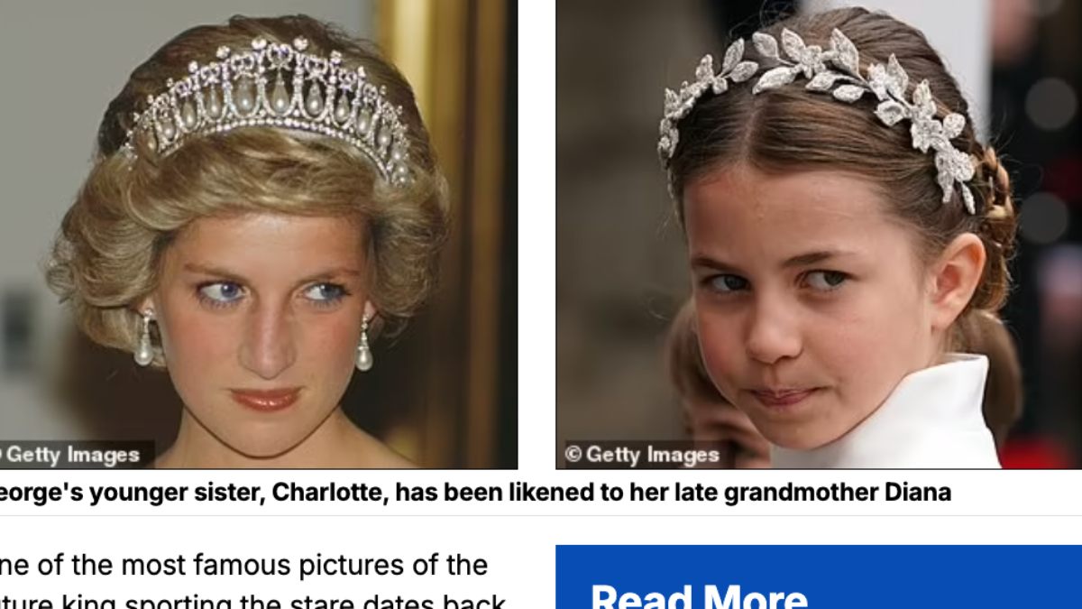 La princesa Charlotte guarda rasgos similares a los de su famosa y querida abuela, Diana.