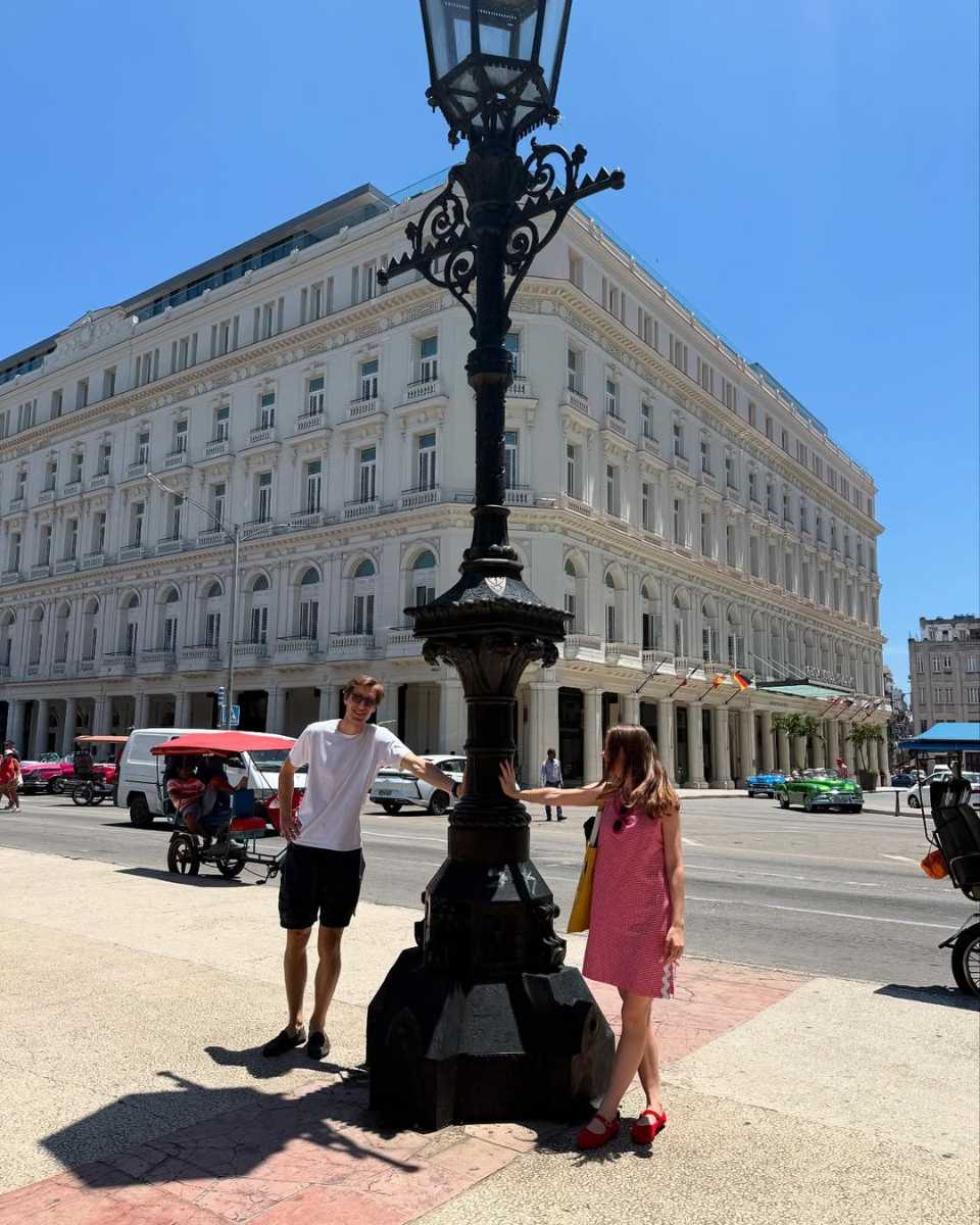 Alexandra de Hannover se encuentra en Madrid junto a su novio Ben Sylvester Strautmann.
