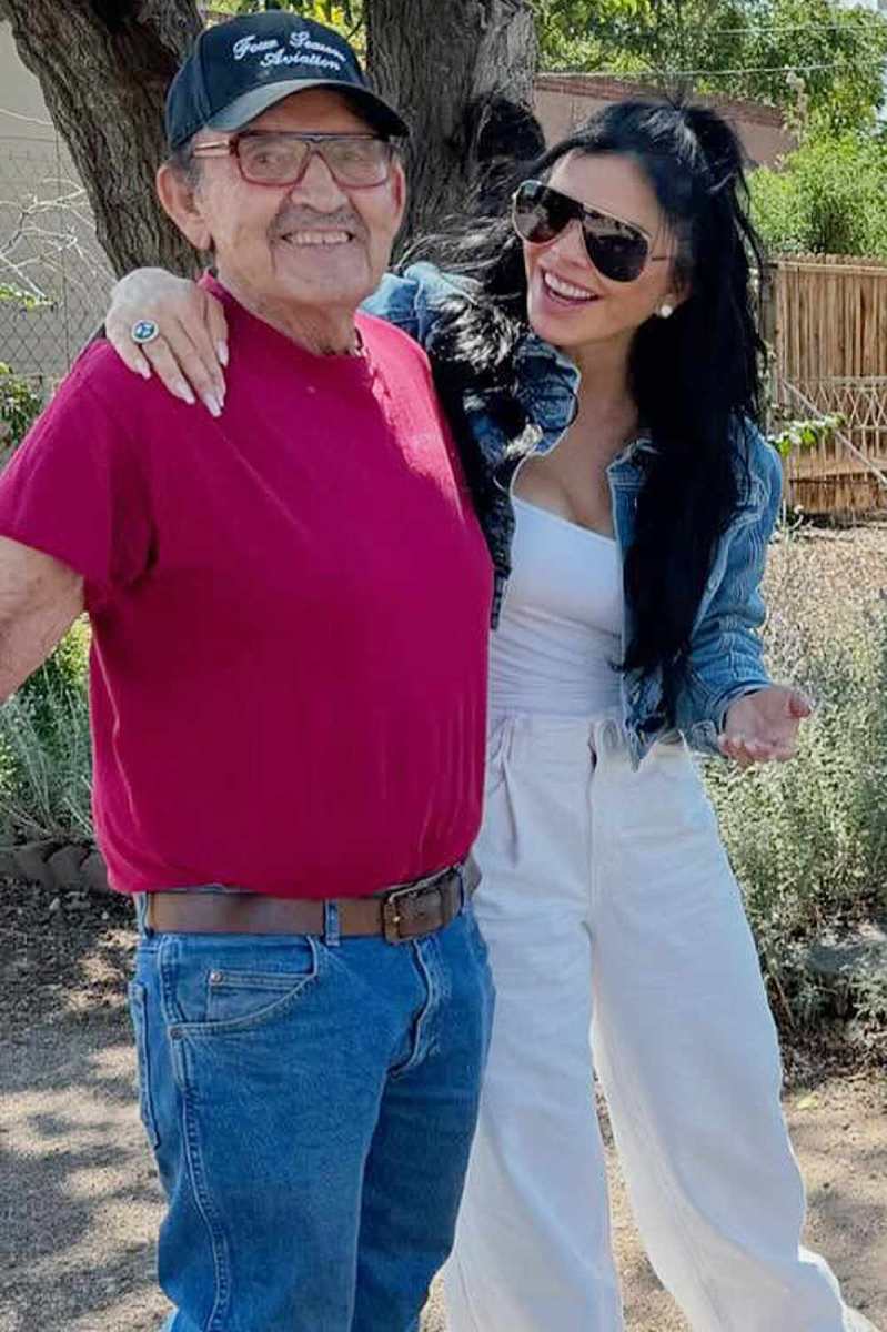 Ray junto a su hija Lauren Sánchez.