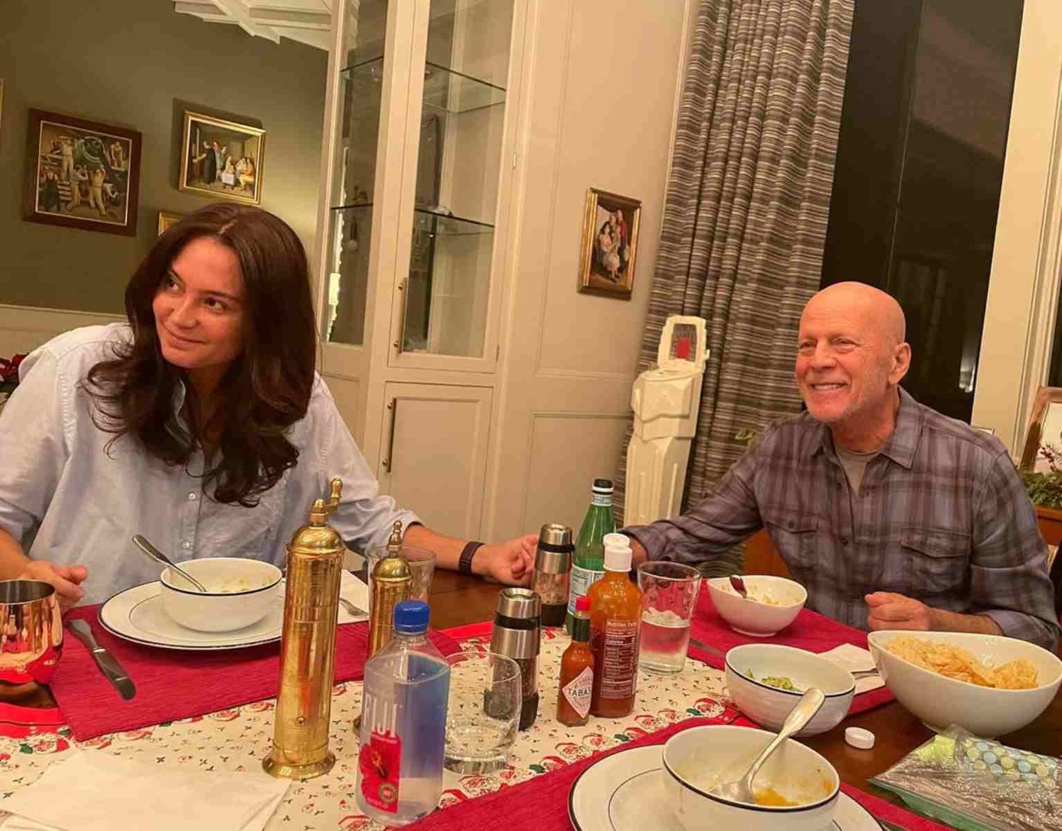 Bruce Willis está casado con la modelo Emma Heming.