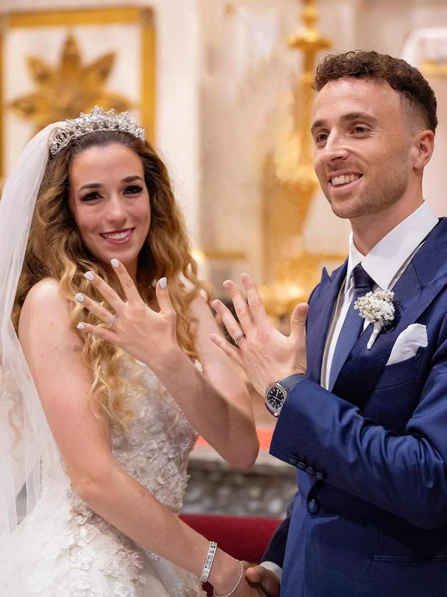 El jugador de futbol Diogo Jota se había casado a finales de junio con Rute Cardoso, madre de sus tres hijos.