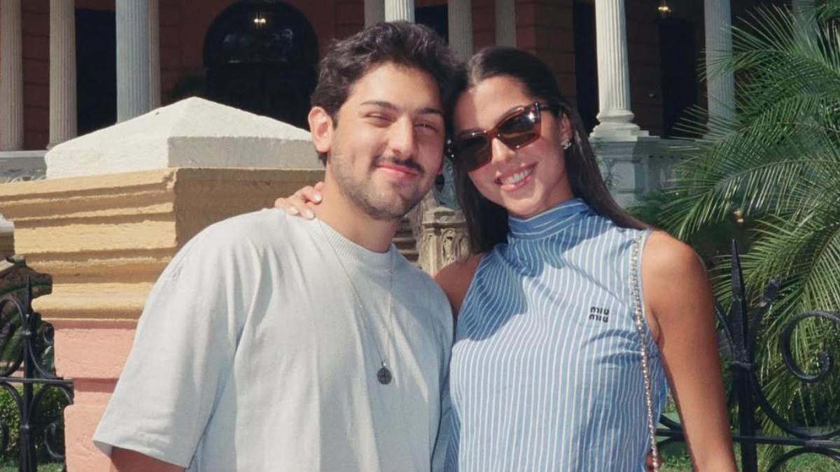 Eugenia Rodríguez y Tony Mils festejan públicamente su primer aniversario de novios