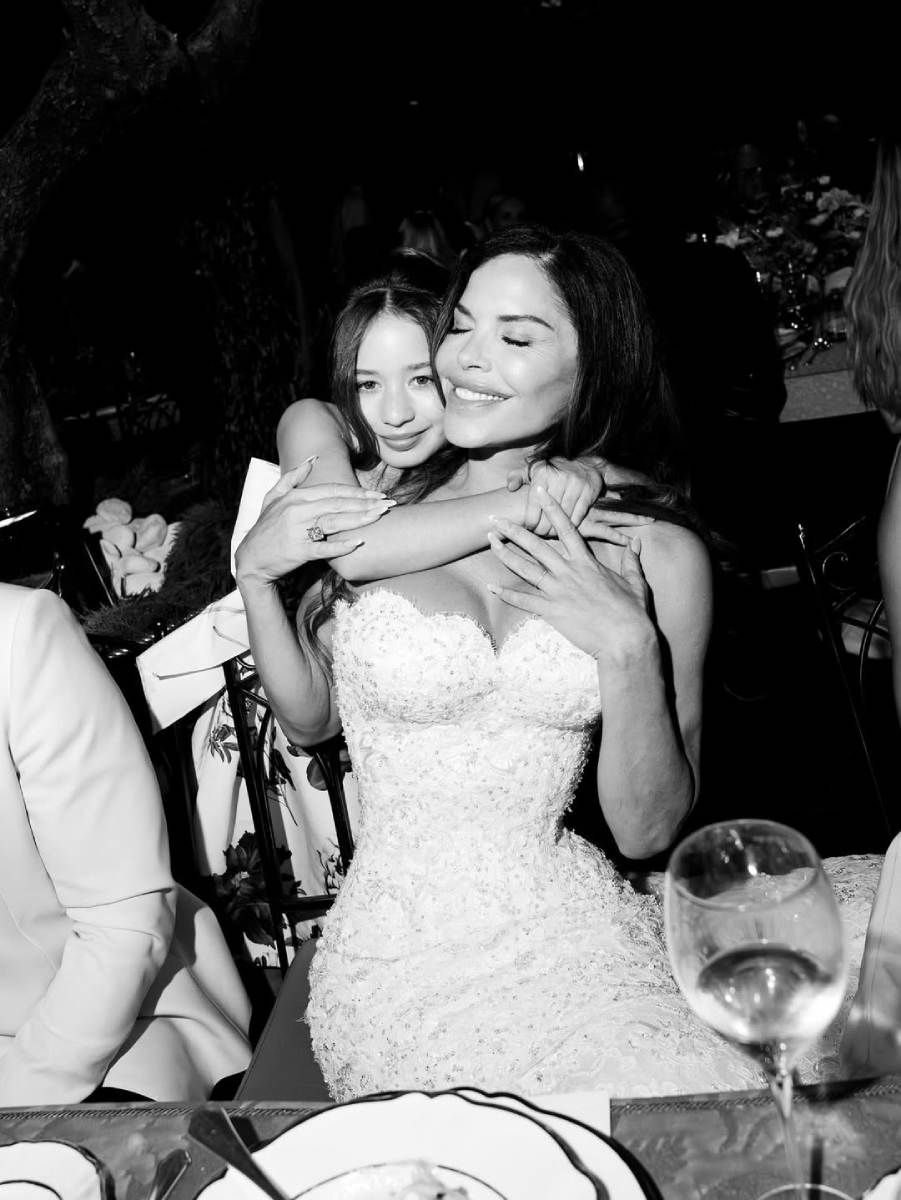 Imagen de la fiesta de la boda de Lauren Sánchez con Jeff Bezos.