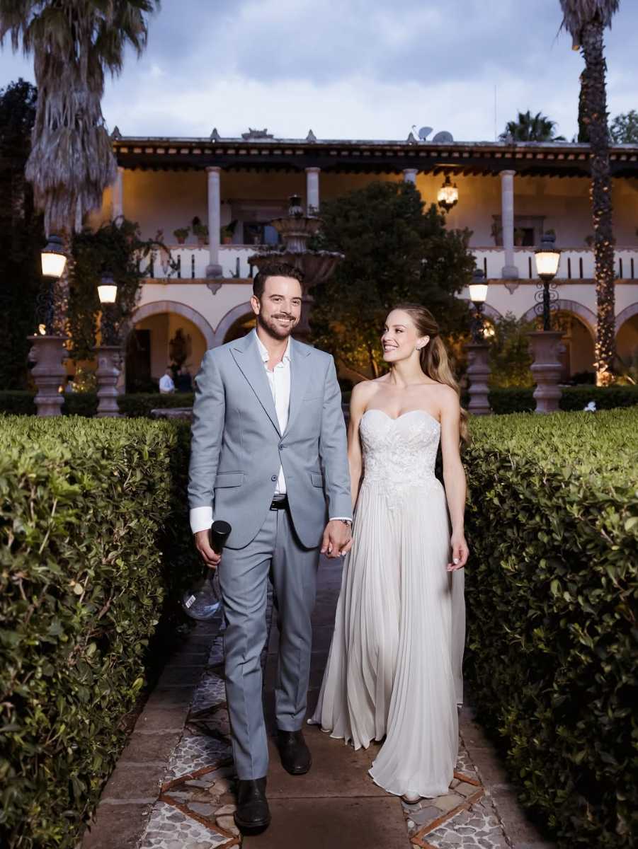 Aspectos de la boda de Mane de la Parra y Ligia Uriarte.