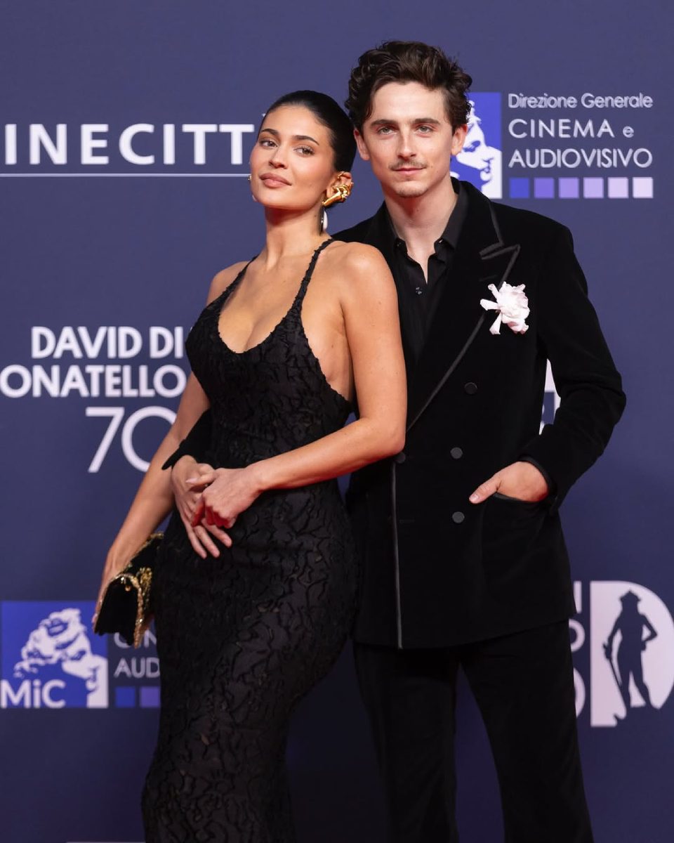 Jenner y Chalamet hicieron su debut en la alfombra roja de los Premios David Di Donatello, en Roma, en mayo pasado.