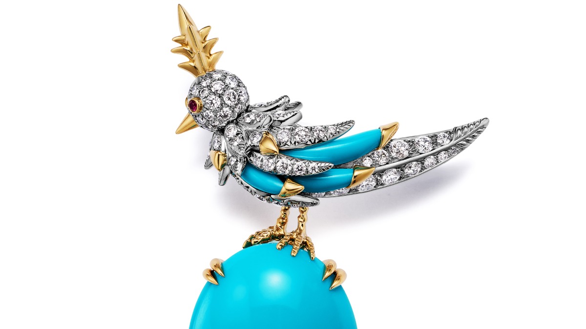 Tiffany & Co. se deja seducir por las alas, el plumaje y vuelo de las aves para su colección ‘Bird on a Rock’