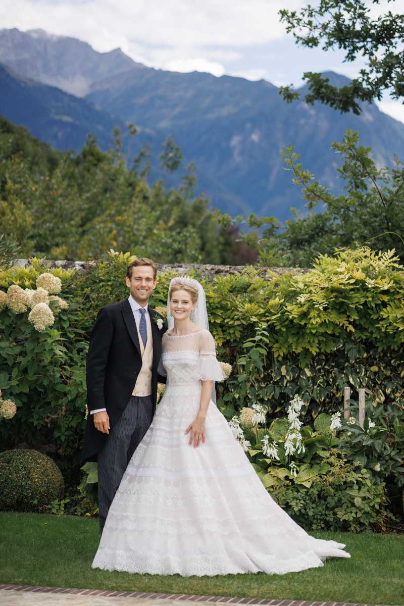 Aspectos de la boda real de la princesa Marías Cristina de Liechtenstein con el banquero venezolano Leopoldo Maduro Voller.