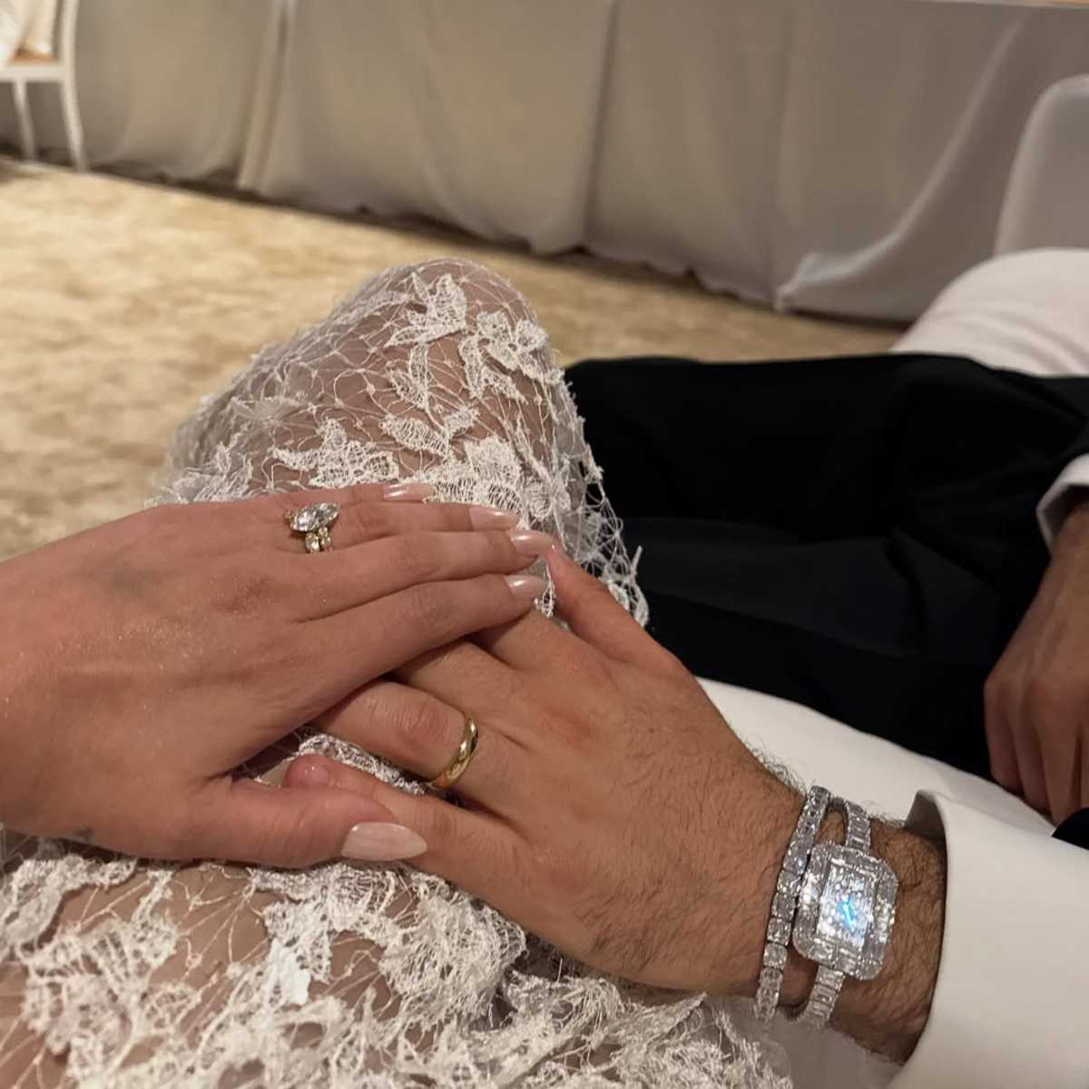 Detalles de la boda de Selena Gomez y Benny Blanco.