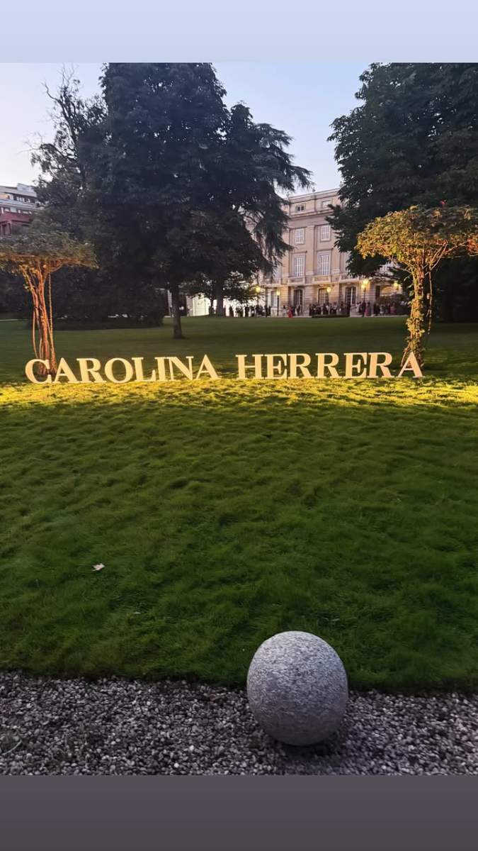 Aspectos de la cena de gala de Carolina Herrera en el Palacio de Liria.