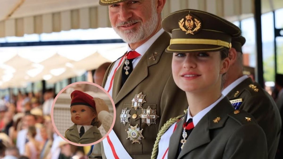 Convierten en muñeca a la princesa Leonor con todo y uniforme militar, pero el juguete divide opiniones