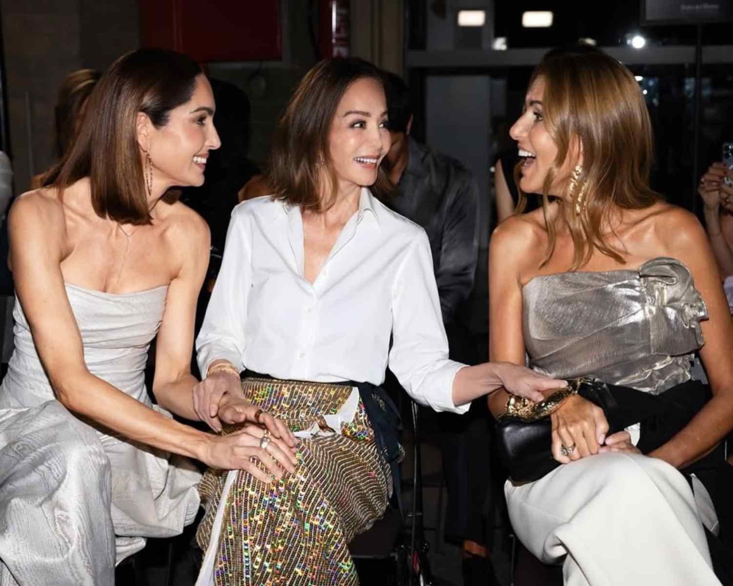 Isabel Preysler en un desfile de Pedro del Hierro, de la que es embajadora.