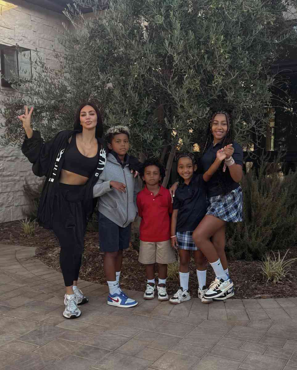 Kim Kardashian es mamá de cuatro hijos: North, Saint, Chicago y Psalm