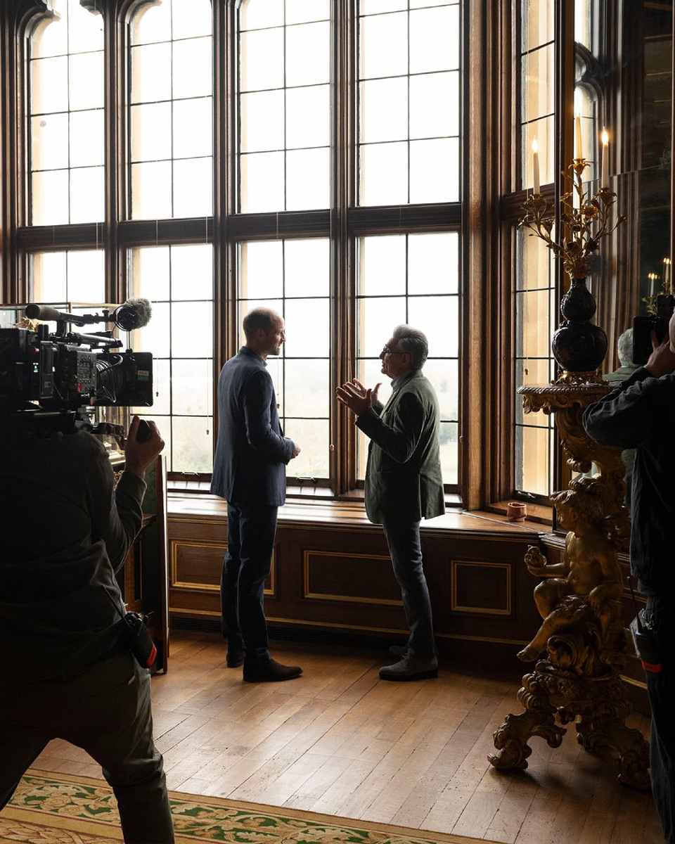 El príncipe William se sinceró en una entrevista para el programa "The Reluctant Traveler", de Apple TV+, conducido por el actor Eugene Levy. 