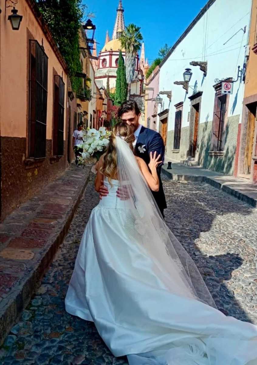 Aspectos de la boda de Antonio Mauri y Andrea Baumgartner.